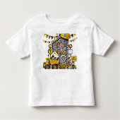 Bouw 1e verjaardag feest kinder shirts (Voorkant)