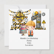Bouw 1e verjaardag feest