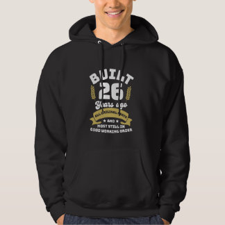 Bouw 26 Jaar Geleden Grappige Verjaardag 26ste All Hoodie