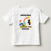 Bouw 2e verjaardag kinder shirts (Voorkant)