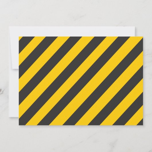 Bouw 2e verjaardag uitnodiging schoolbord (Achterkant)