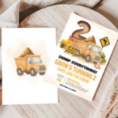 Bouw 2e verjaardagsfeestje kaart