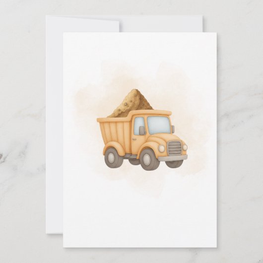 Bouw 2e verjaardagsfeestje kaart (Achterkant)