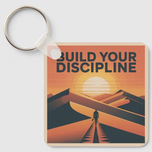 Bouw Aan Je Discipline Sleutelhanger (Voorkant)