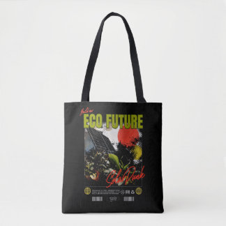 Bouw aan onze eco-toekomst – Solarpunk Canvas tas