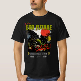 Bouw aan onze eco-toekomst – SolarPunk Streetwear T-shirt