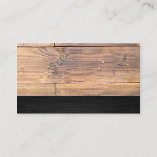 Bouw | aannemer | timmerwerk visitekaartje (Achterkant)