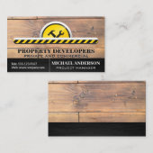 Bouw | aannemer | timmerwerk visitekaartje (Voorkant / Achterkant)