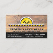 Bouw | aannemer | timmerwerk visitekaartje (Voorkant)