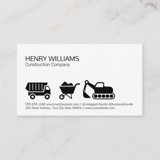 Bouw Afsprakenkaartje (Voorkant)