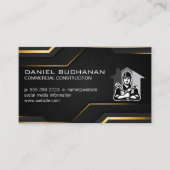 Bouw | Algemene Logo-contractant Visitekaartje (Voorkant)