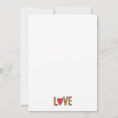 Bouw als een vader, aangedreven door liefde Vaderd Kaart (Achterkant)