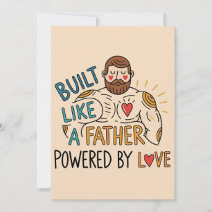 Bouw als een vader, aangedreven door liefde Vaderd Kaart