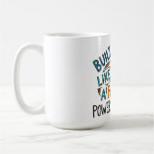 Bouw als een vader, aangedreven door liefde Vaderd Koffiemok (Links)