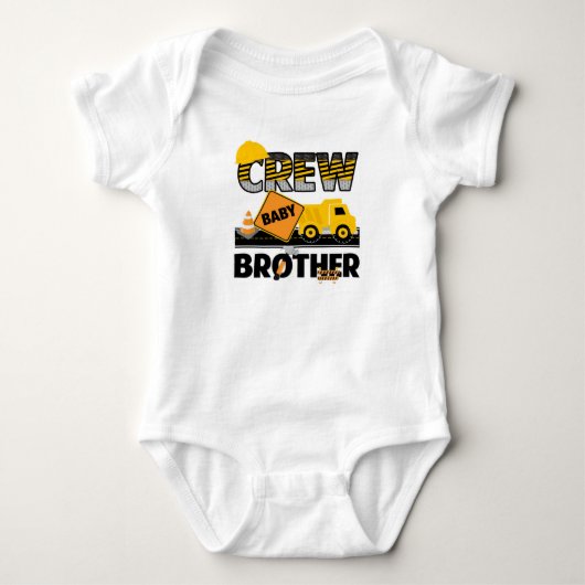 Bouw Baby Brother Sibling Shirt