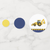 Bouw Baby shower Confetti (Achterkanten)