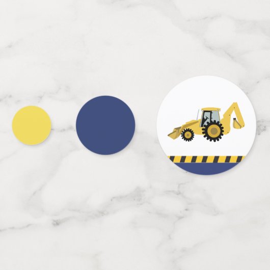 Bouw Baby shower Confetti (Achterkanten)