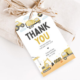 Bouw Baby Shower Favor Tags Cadeaulabel