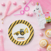 Bouw Baby shower papier Bord (Feest)