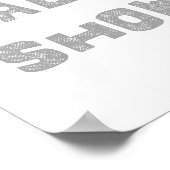 Bouw Baby shower Welkom Poster (Hoek)