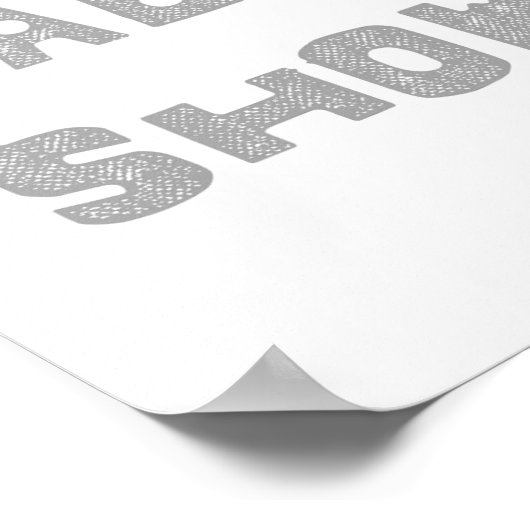 Bouw Baby shower Welkom Poster (Hoek)