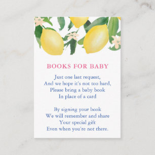 Bouw Baby's Library Boek Aanvraag Baby shower Informatiekaartje