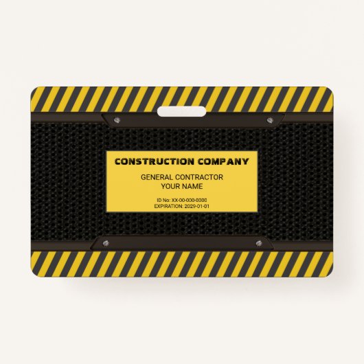 Bouw Badge (Voorkant)