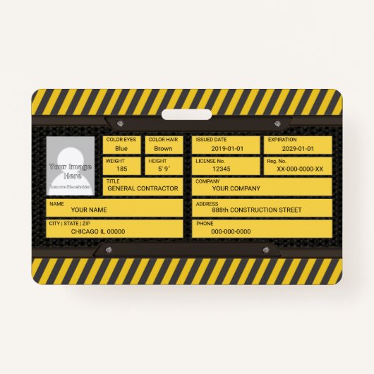 Bouw Badge (Achterkant)