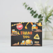 Bouw bedankkaart - BL Feestdagenkaart (Staand voorkant)