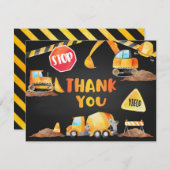 Bouw bedankkaart - BL Feestdagenkaart (Voorkant / Achterkant)