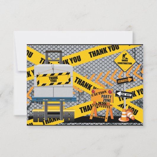 Bouw bedankt kaarten (Achterkant)