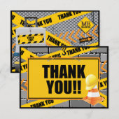 Bouw bedankt kaarten (Voorkant / Achterkant)