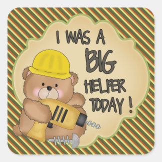 Bouw Beer Big Helper Award Sticker