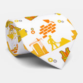 Bouw beroep civiel ingenieur Dad Stropdas (Opgerold)