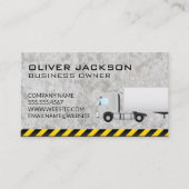 Bouw | Beton | Semi-vrachtwagen Visitekaartje (Voorkant)