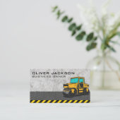 Bouw | Beton | wegwals Visitekaartje (Staand voorkant)