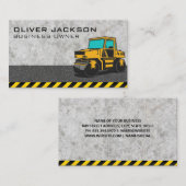 Bouw | Beton | wegwals Visitekaartje (Voorkant / Achterkant)