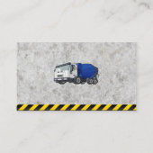 Bouw | Betonmixer | Industriële industrie Visitekaartje (Achterkant)