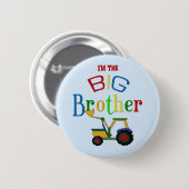 Bouw Big Brother Gifts Ronde Button 5,7 Cm (Voorkant /achterkant)