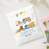 Bouw Birthday Dump Truck Party Dank u F Bedankzakje (Gezegeld)
