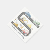 Bouw Birthday Party Hartelijk dank Servet (Hoek)