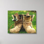 Bouw Boot Chipmunks Canvas Afdruk (Voorkant)