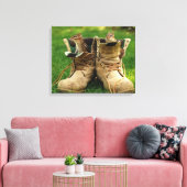 Bouw Boot Chipmunks Canvas Afdruk (Insitu (Woonkamer))