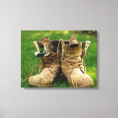 Bouw Boot Chipmunks Canvas Afdruk (Voorkant)