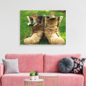 Bouw Boot Chipmunks Canvas Afdruk (Insitu (Woonkamer))