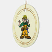 Bouw boss on Cell Phone Ornament (Links)