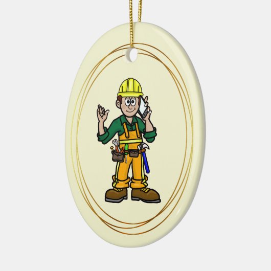 Bouw boss on Cell Phone Ornament (Links)