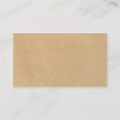 Bouw, bouwer, timmerman, verbouwing visitekaartje (Achterkant)