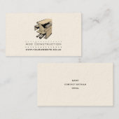 Bouw/Bouwer Visitekaartje (Voorkant / Achterkant)