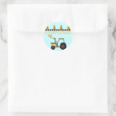 Bouw Bucket Loader t-shirts en geschenken Ronde Sticker (Tas)